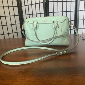 Light Blue/Teal Coach Purse